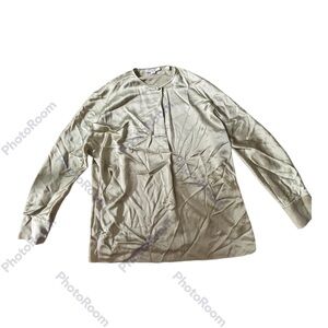 Vince 100% silk long sleeve blouse